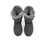 UGG Boots - Twin Button Short Sheepskin Boots