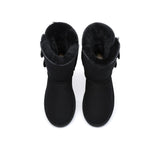 UGG Boots - Twin Button Short Sheepskin Boots