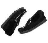 UGG Slippers - Ankle Sheepskin Slippers Mens Popo Moccasins Big Size