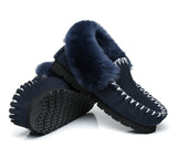 UGG Slippers - Ankle Sheepskin Slippers Mens Popo Moccasins Big Size