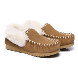 UGG Slippers - Ankle Sheepskin Slippers Mens Popo Moccasins Big Size