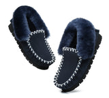 UGG Slippers - Ankle Sheepskin Slippers Mens Popo Moccasins Big Size