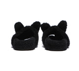 UGG Slippers - Sheepskin Wool Slippers Women Fluffy Bunny