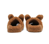 UGG Slippers - Sheepskin Wool Slippers Women Fluffy Bunny