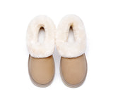 UGG Slippers - TA Women UGG Slippers Clarrie Sheepskin Slippers Two Way Wear